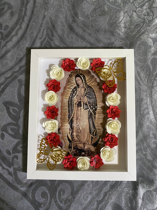 Virgen De Guadalupe Shadow Box