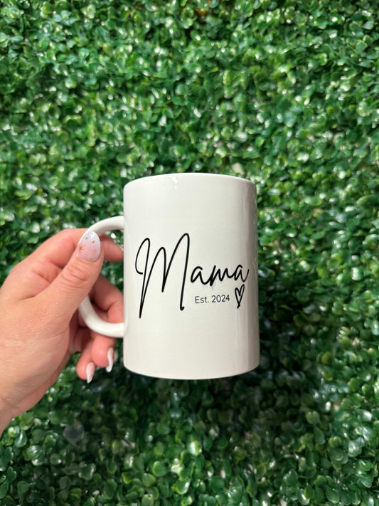 Mama Est 2024 Mug